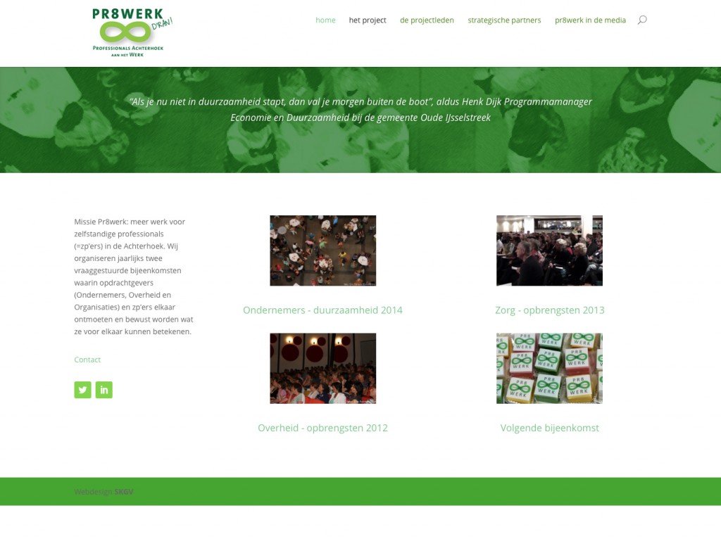 Pr8werk website