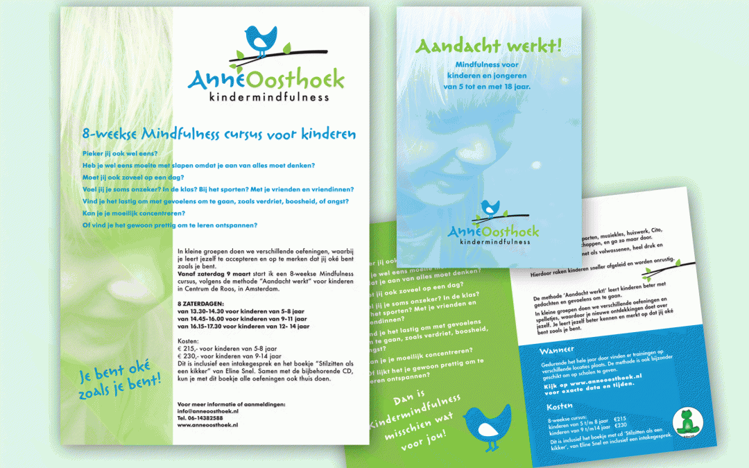 Anne Oosthoek – poster en folder