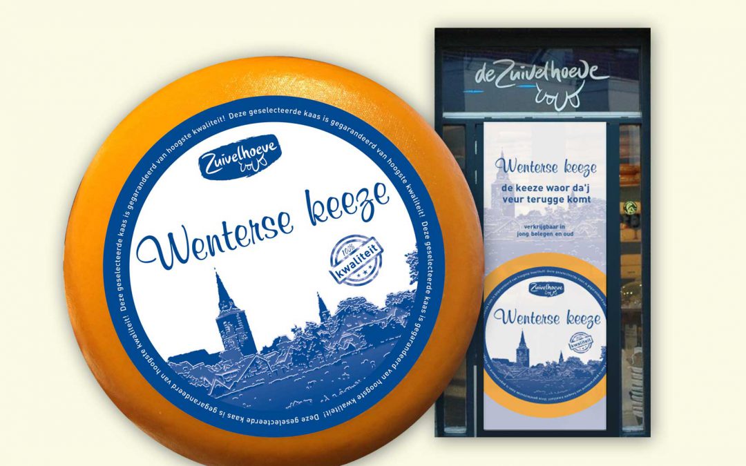 Zuivelhoeve – kaasetiket en deursticker
