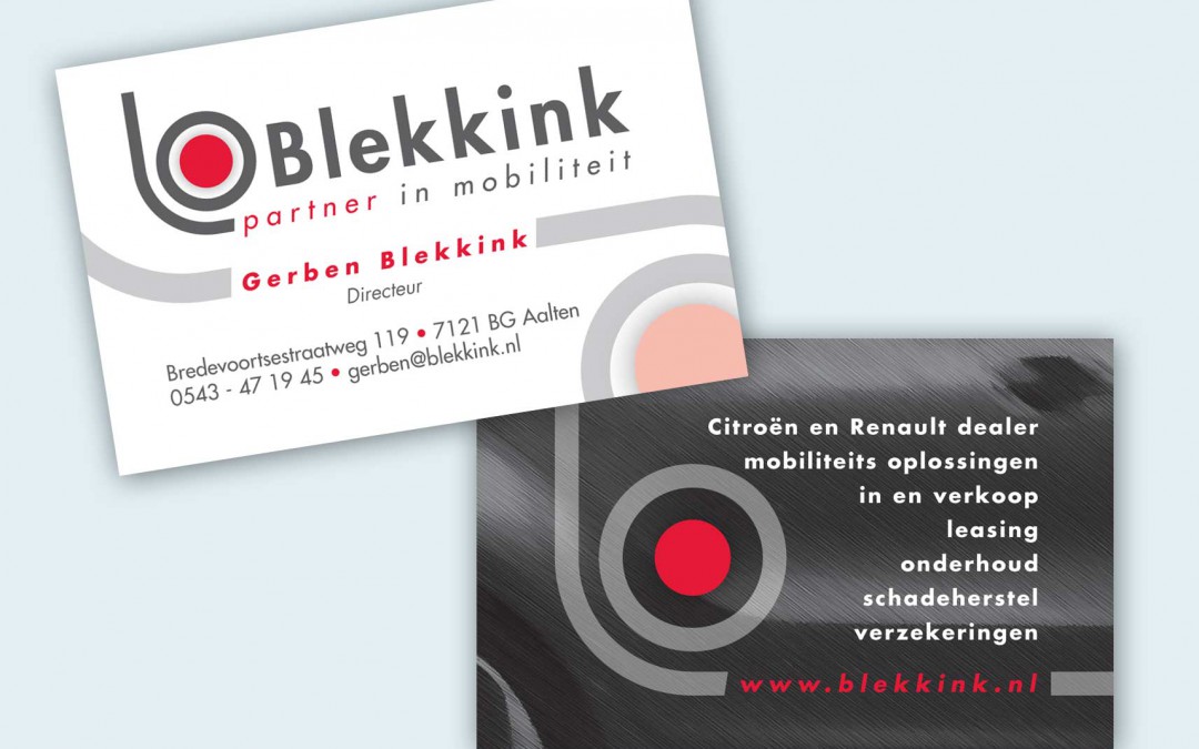 Blekkink visitekaart