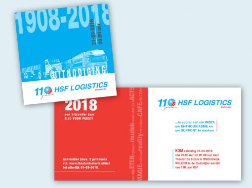 Uitnodiging Jubileum HSF Logistics