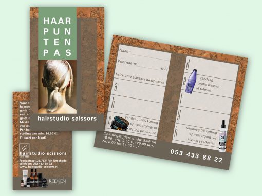 Hairstudio Scissors stempelkaart