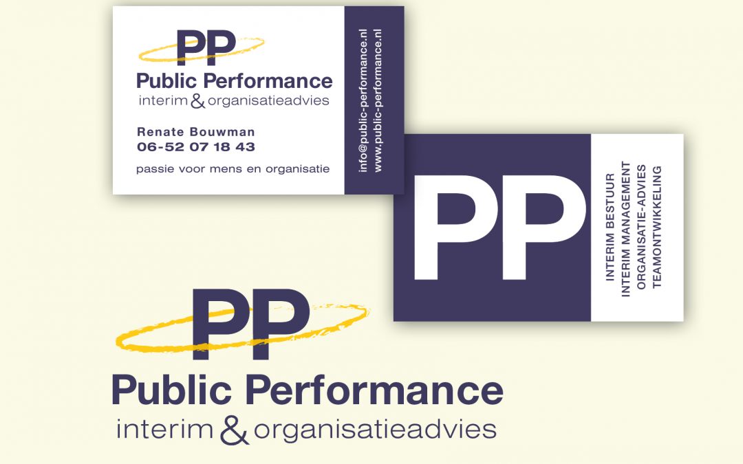 PP logo- en visitekaart ontwerp