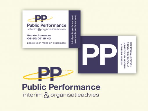 PP logo- en visitekaart ontwerp