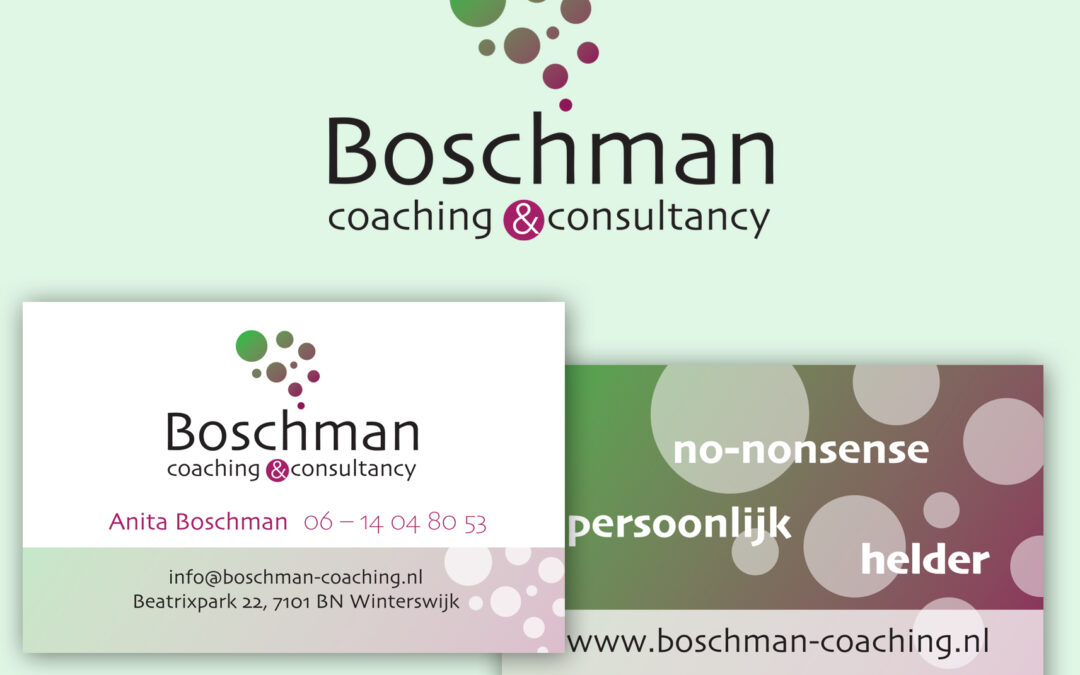 Boschman coaching&consultancy logo en huisstijl ontwerp