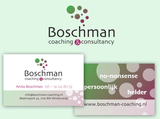 Boschman coaching&consultancy logo en huisstijl ontwerp