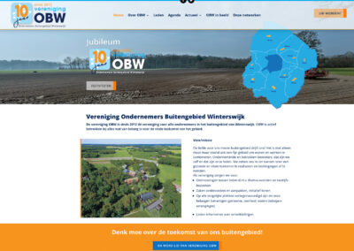 Vereniging OBW webdesign