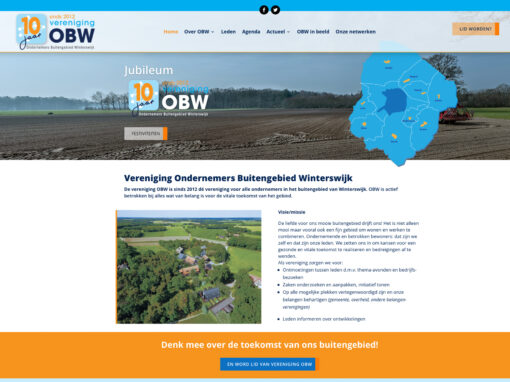 Vereniging OBW webdesign