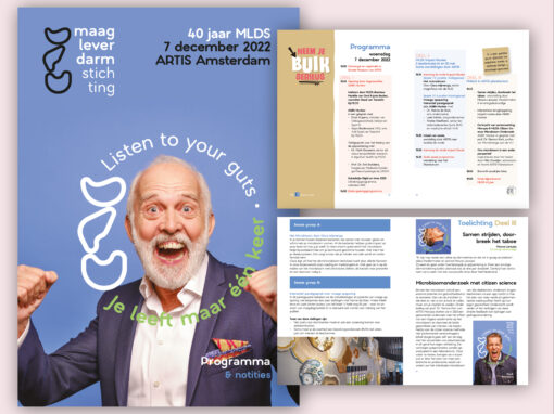 Maag Lever Darm Stichting programmaboekje Jubileum