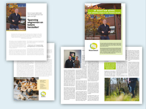 NB diverse flyers en folders op basis van artikelen