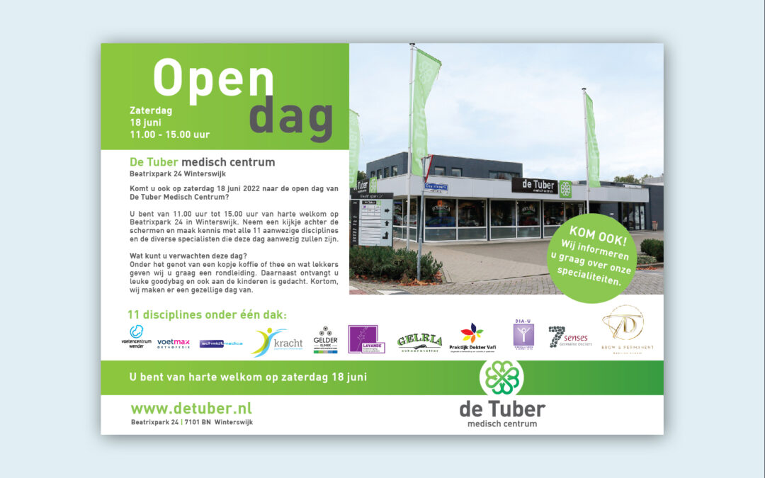 De Tuber Winterswijk flyer opendag