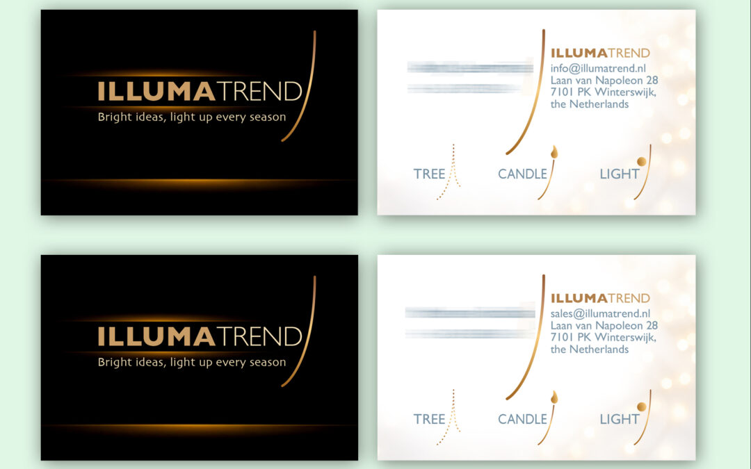 ILLUMAtrend logo en visitekaart ontwerp