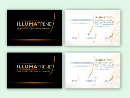 ILLUMAtrend logo en visitekaart ontwerp