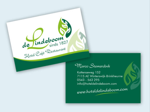 De Lindeboom, ontwerp logo en visitekaart